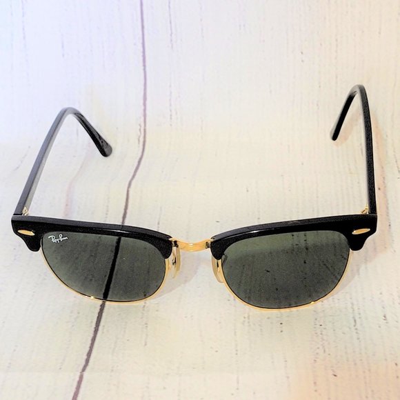Ray-Ban Clubmaster Classic RB3016 Black Frame - Picture 1 of 6